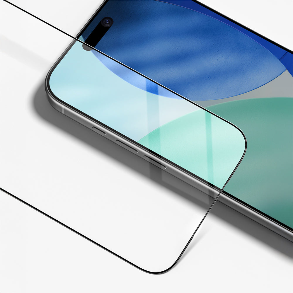 Apple iPhone 17 Amazingthing Radix Parmak İzi Bırakmayan Temperli Cam Ekran Koruyucu Şeffaf