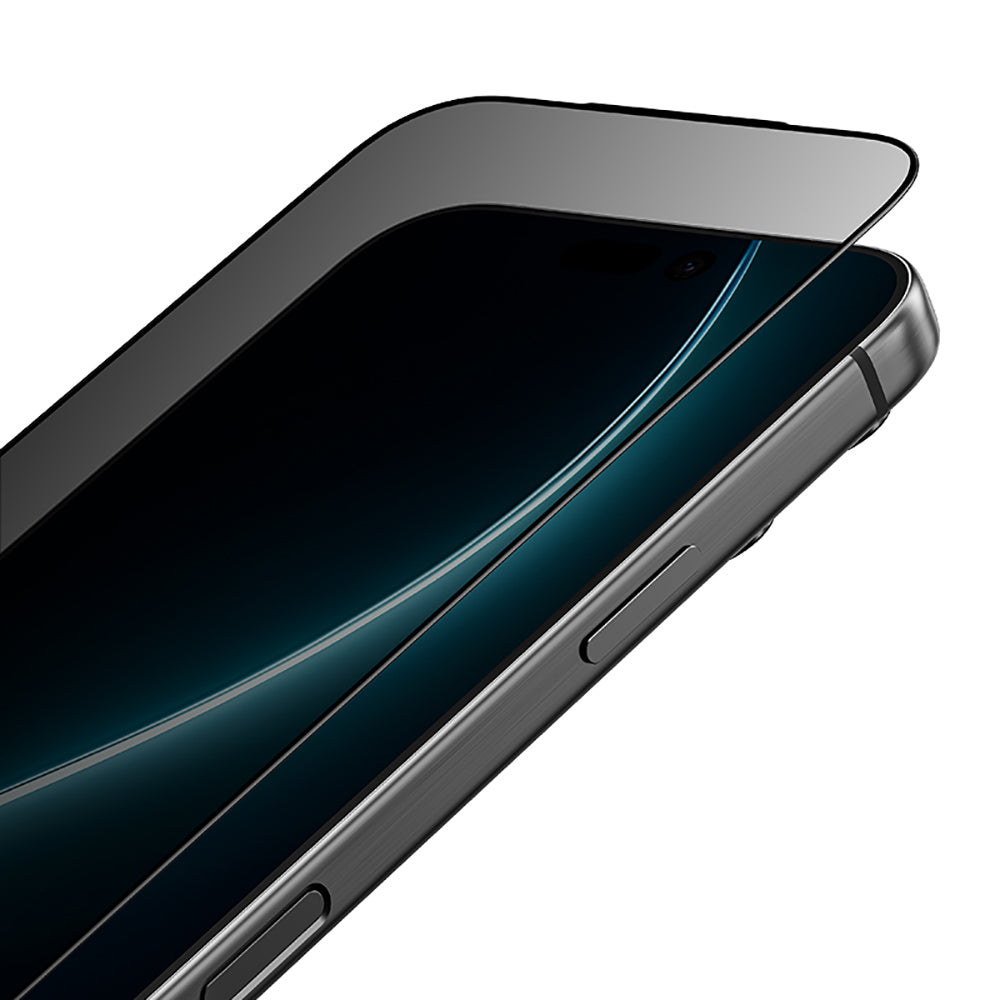 Apple iPhone 17 Hidrofobik Ve Oleofobik Özellikli Benks 0.3mm Privacy Air Shield Ekran Koruyucu 10'lu Paket Siyah