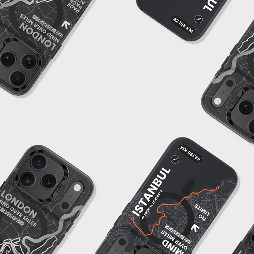 Apple iPhone 17 Kılıf M-safe Şarj Özellikli Benks City Serisi Kapak Siyah-Turuncu