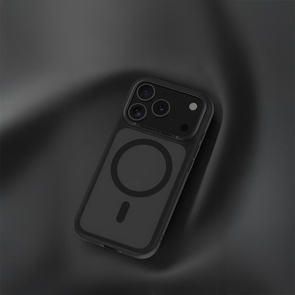 Apple iPhone 17 Kılıf M-safe Şarj Özellikli Benks Mist Protective Kapak Siyah
