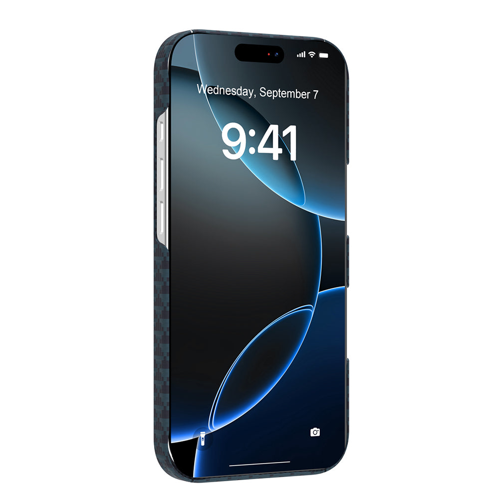 Apple iPhone 17 Kılıf M-safe Şarj Özellikli Raptic Aramid Skin Origin Serisi Kapak Kahverengi