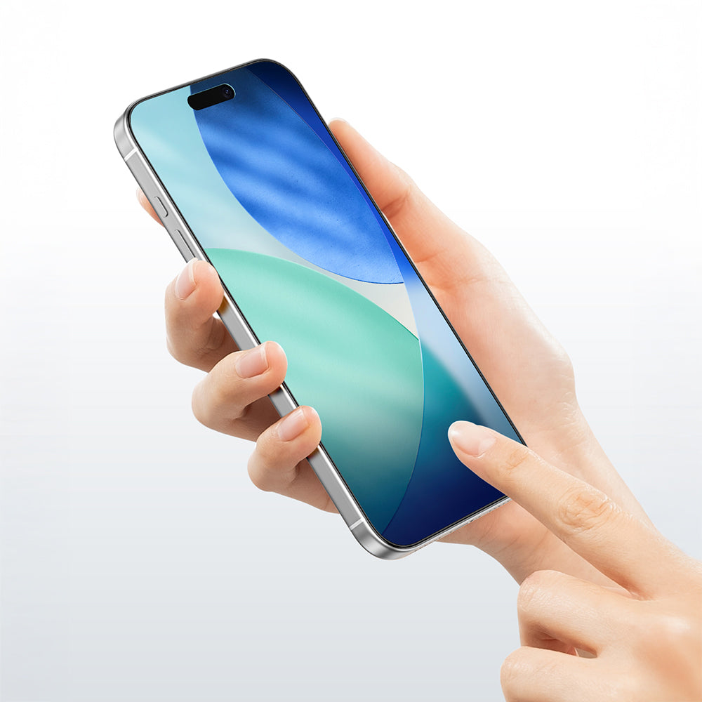 Apple iPhone 17 Pro Amazingthing Radix Parmak İzi Bırakmayan Temperli Cam Ekran Koruyucu Şeffaf