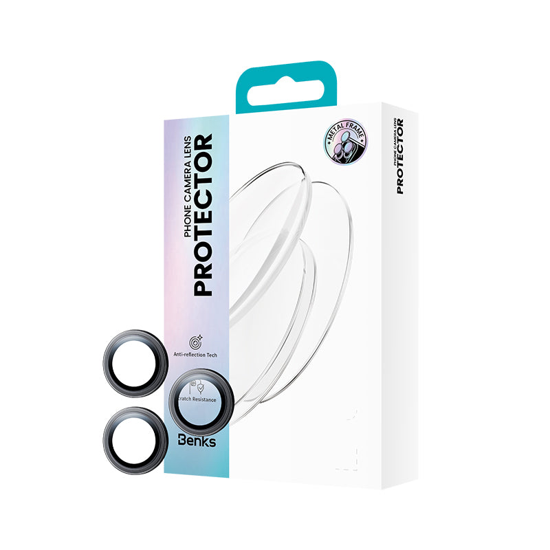 Apple iPhone 17 Pro Benks AR Glass Warrior Premium Cam Kamera Lens Koruyucu Şeffaf