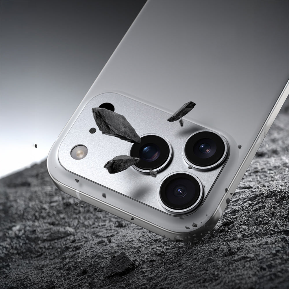 Apple iPhone 17 Pro Benks Glass Warrior Anti Reflective Metal Kamera Lens Koruyucu Beyaz