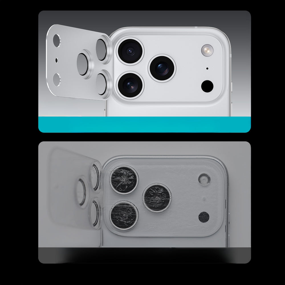 Apple iPhone 17 Pro Benks Glass Warrior Anti Reflective Metal Kamera Lens Koruyucu Mavi