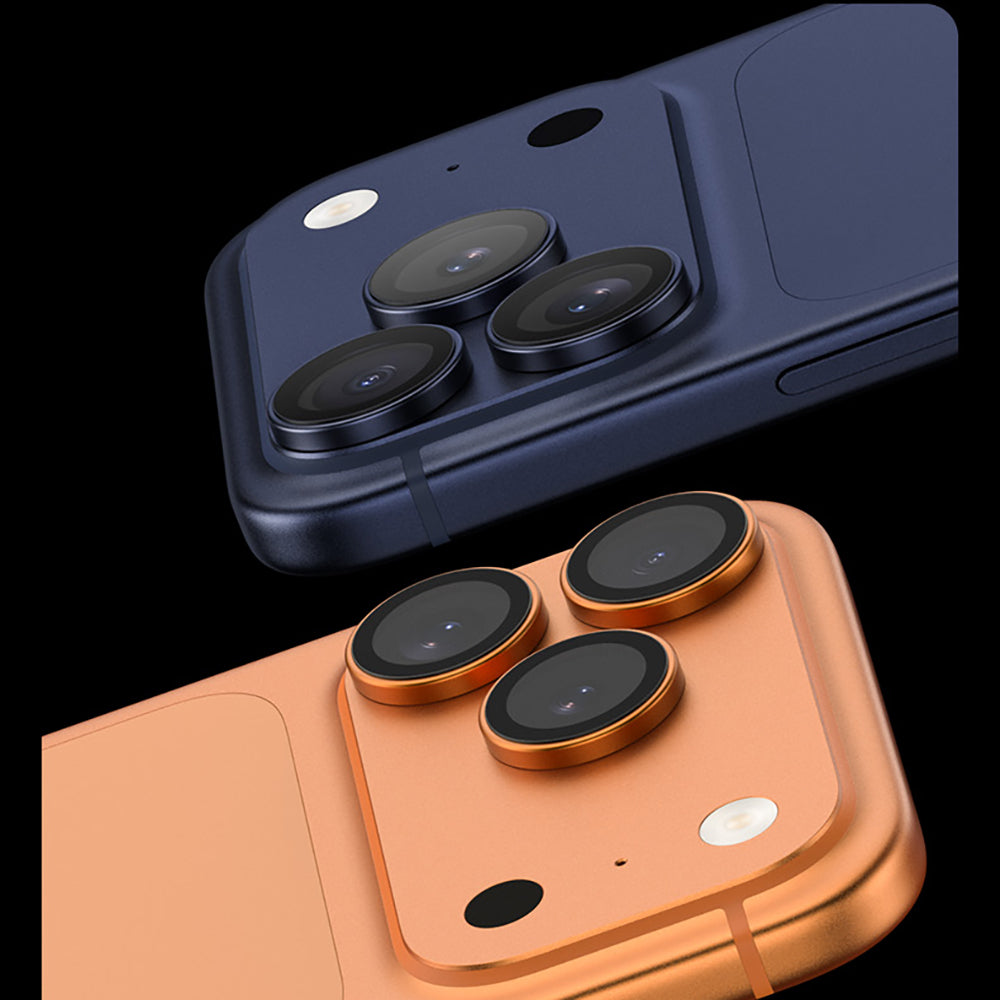 Apple iPhone 17 Pro Benks Glass Warrior Cam Kamera Lens Koruyucu Turuncu