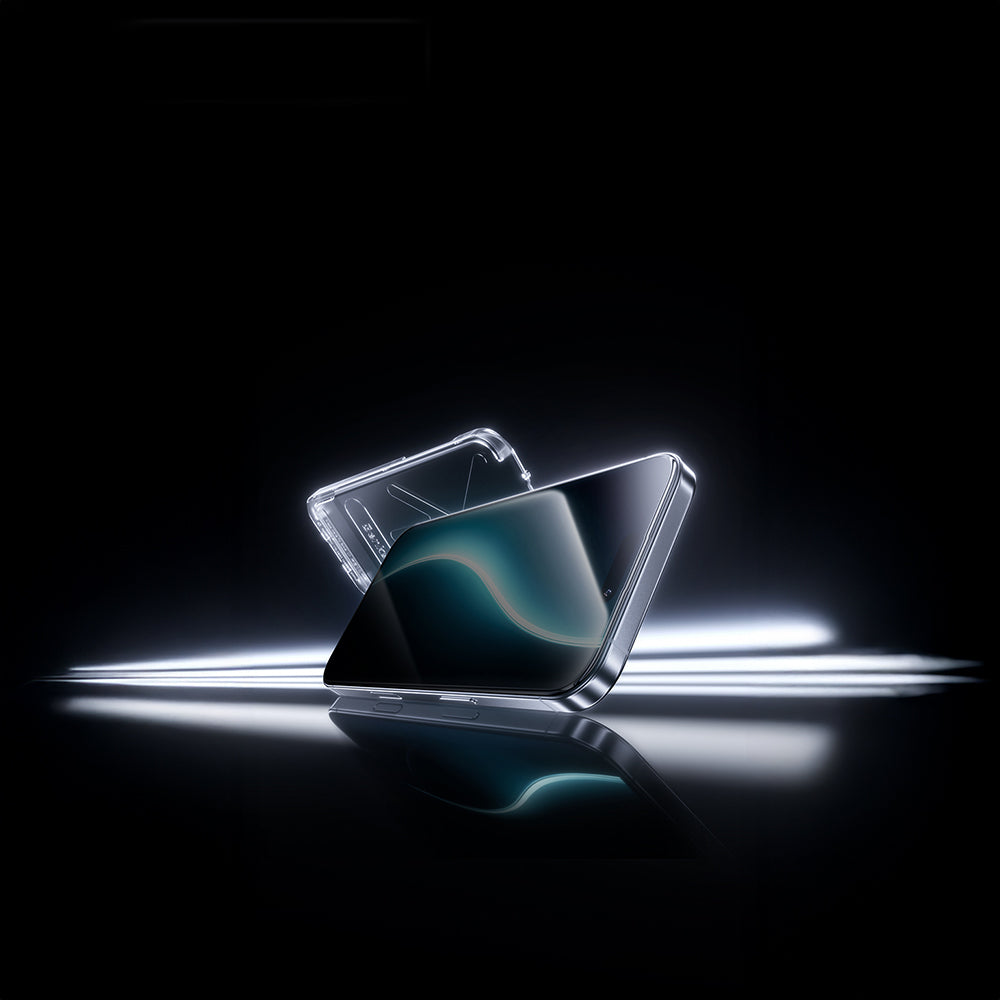 Apple iPhone 17 Pro Benks Glass Warrior Privacy HD Cam Ekran Koruyucu + Kolay Uygulama Aparatlı Siyah