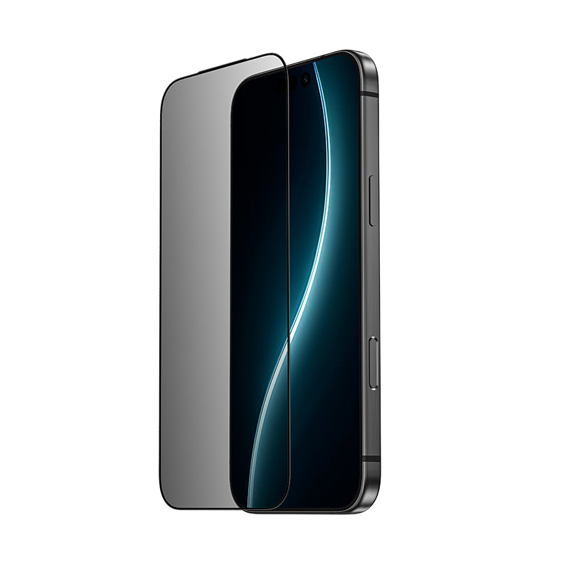 Apple iPhone 17 Pro Hidrofobik Ve Oleofobik Özellikli Benks 0.3mm Privacy Air Shield Ekran Koruyucu 10'lu Paket Siyah