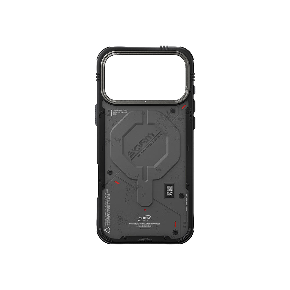 Apple iPhone 17 Pro Kılıf M-Safe Şarj Özellikli Airbag Tasarımlı Skinarma Vigor Kapak Kahverengi