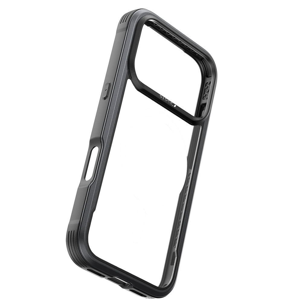 Apple iPhone 17 Pro Kılıf M-safe Şarj Özellikli Airbagli Raptic Shield Serisi Şeffaf Arka Yüzey Kapak Colorful