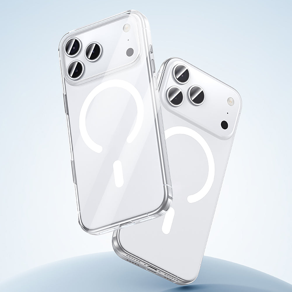 Apple iPhone 17 Pro Kılıf M-safe Şarj Özellikli Benks Crystal Serisi Şeffaf Kapak Şeffaf