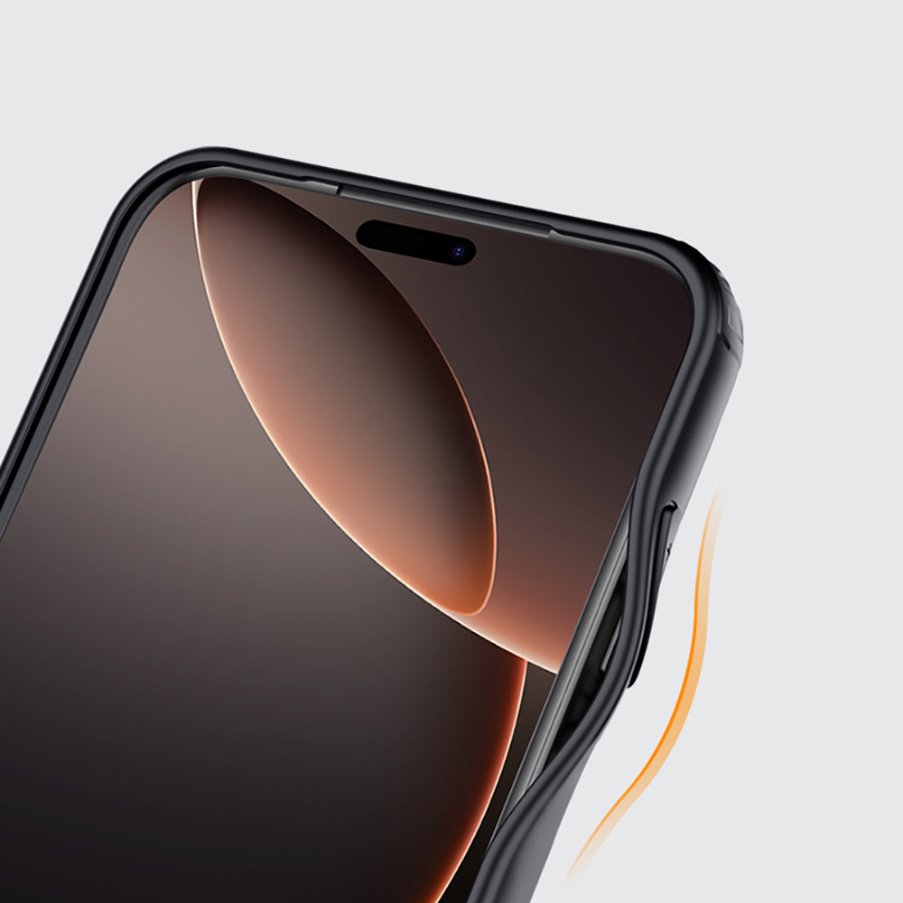 Apple iPhone 17 Pro Kılıf M-safe Şarj Özellikli Mat Arka Yüzey Wlons Lola Kapak Turuncu