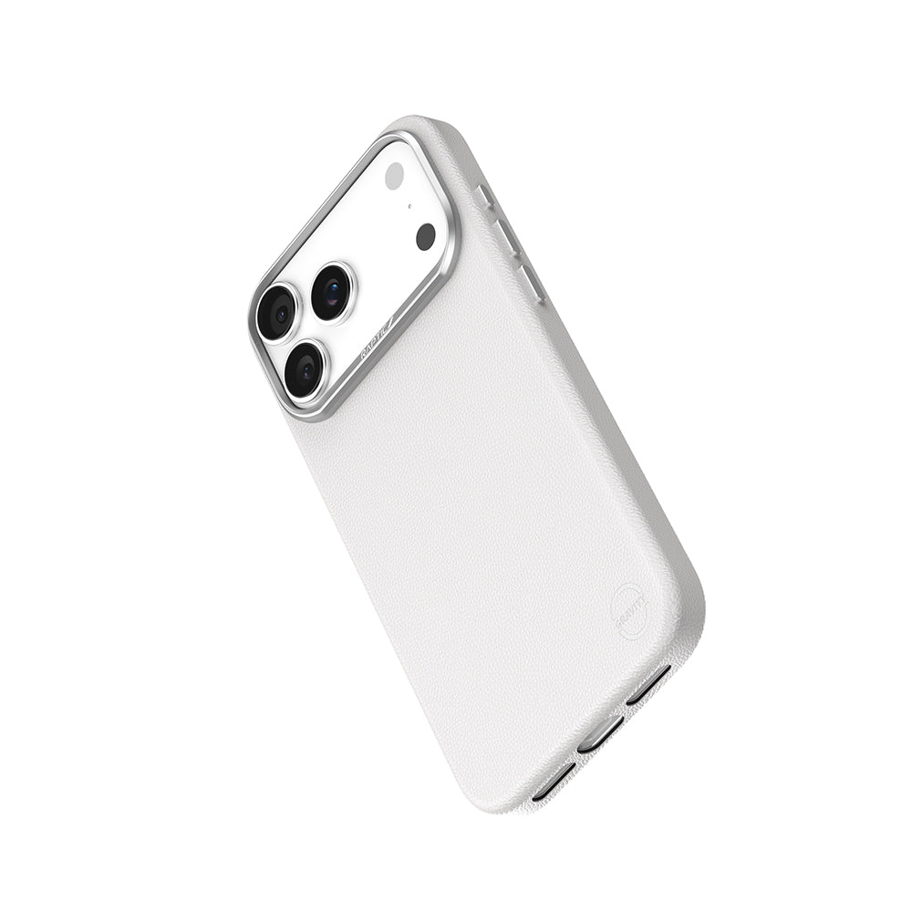 Apple iPhone 17 Pro Kılıf M-Safe Şarj Özellikli Polimerik Deri Raptic Urban Nano Kapak Siyah