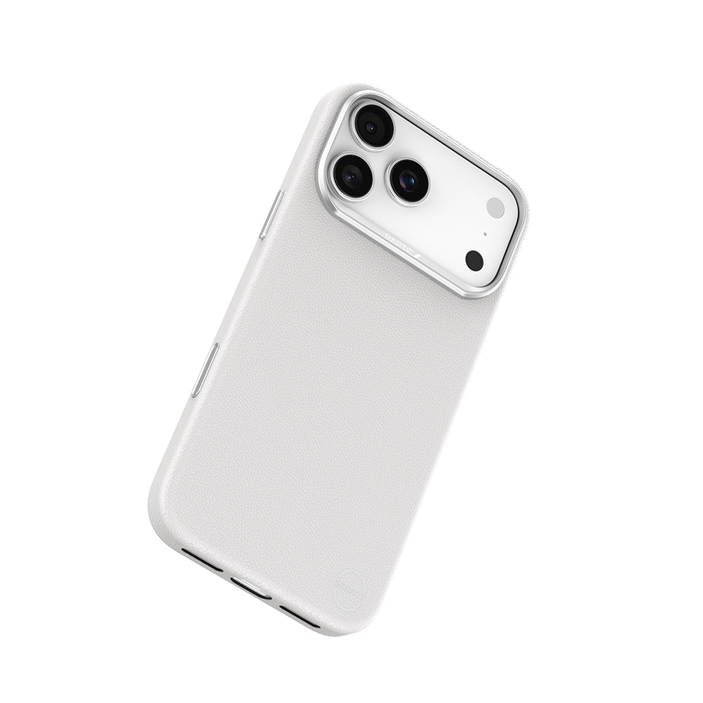 Apple iPhone 17 Pro Kılıf M-Safe Şarj Özellikli Polimerik Deri Raptic Urban Nano Kapak Siyah