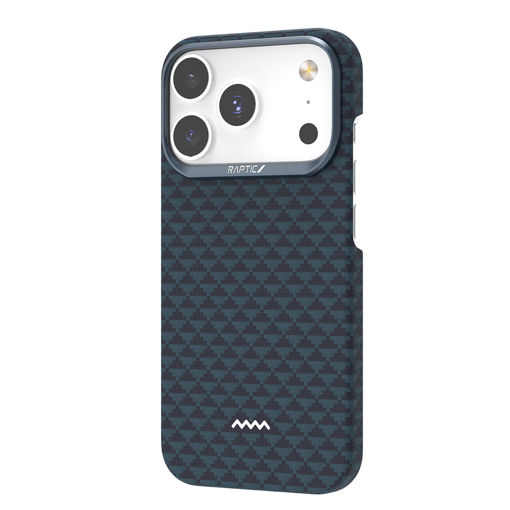 Apple iPhone 17 Pro Kılıf M-safe Şarj Özellikli Raptic Aramid Skin Origin Serisi Kapak Kahverengi