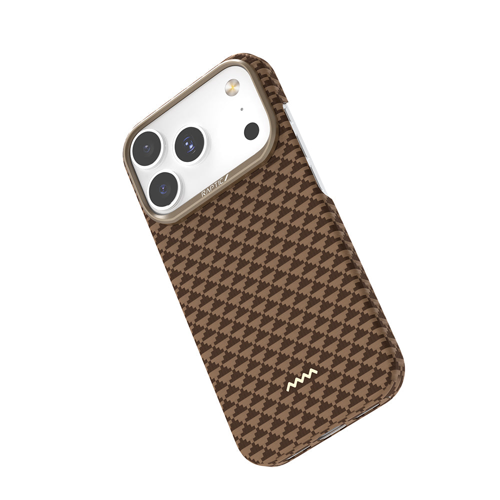 Apple iPhone 17 Pro Kılıf M-safe Şarj Özellikli Raptic Aramid Skin Origin Serisi Kapak Lacivert