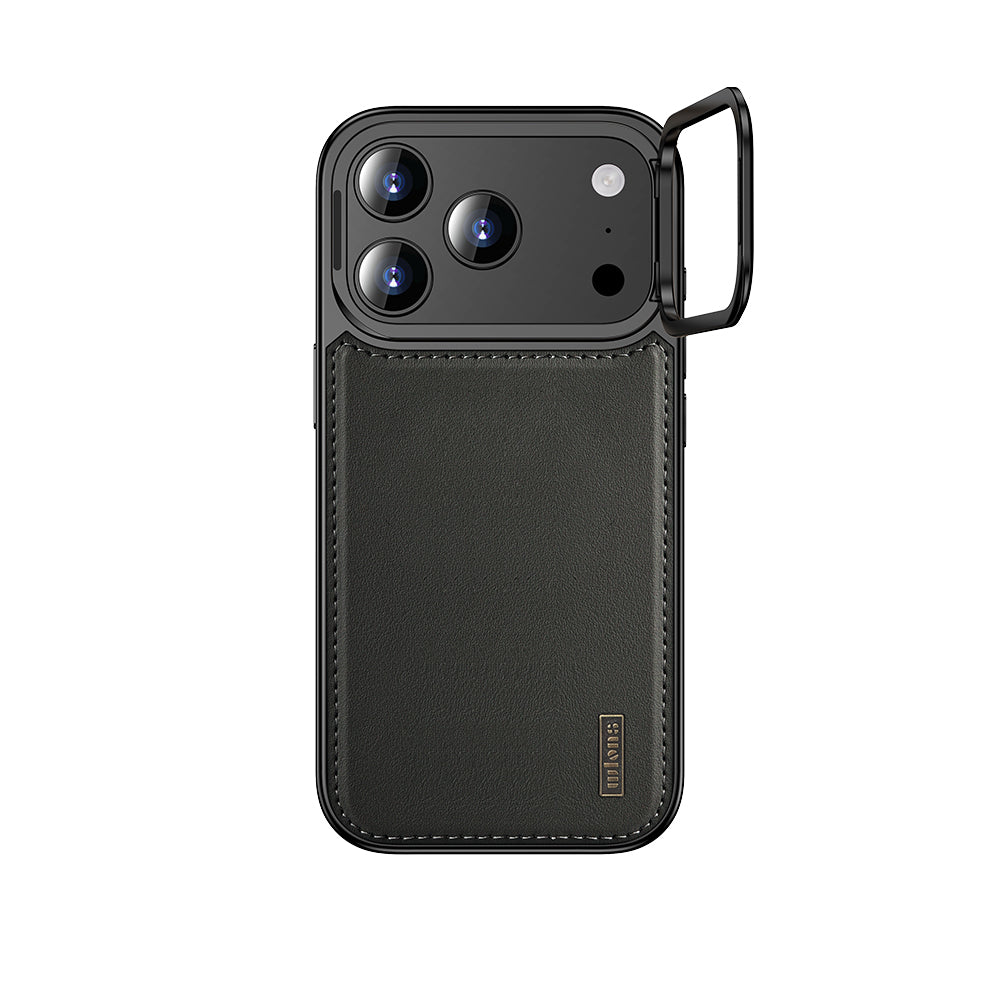 Apple iPhone 17 Pro Kılıf M-safe Şarj Özellikli Standlı Leto Kapak Gri