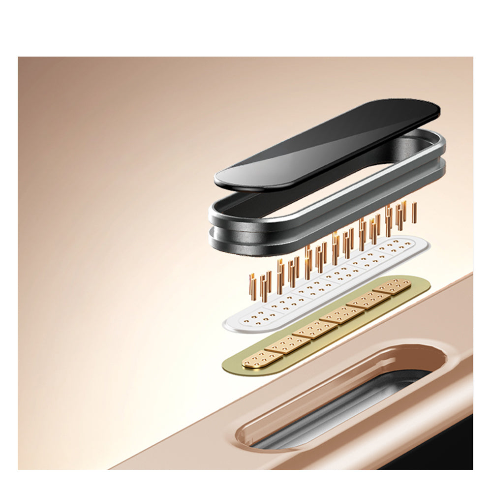 Apple iPhone 17 Pro Kılıf M-safe Şarj Özellikli Standlı Leto Kapak Gri