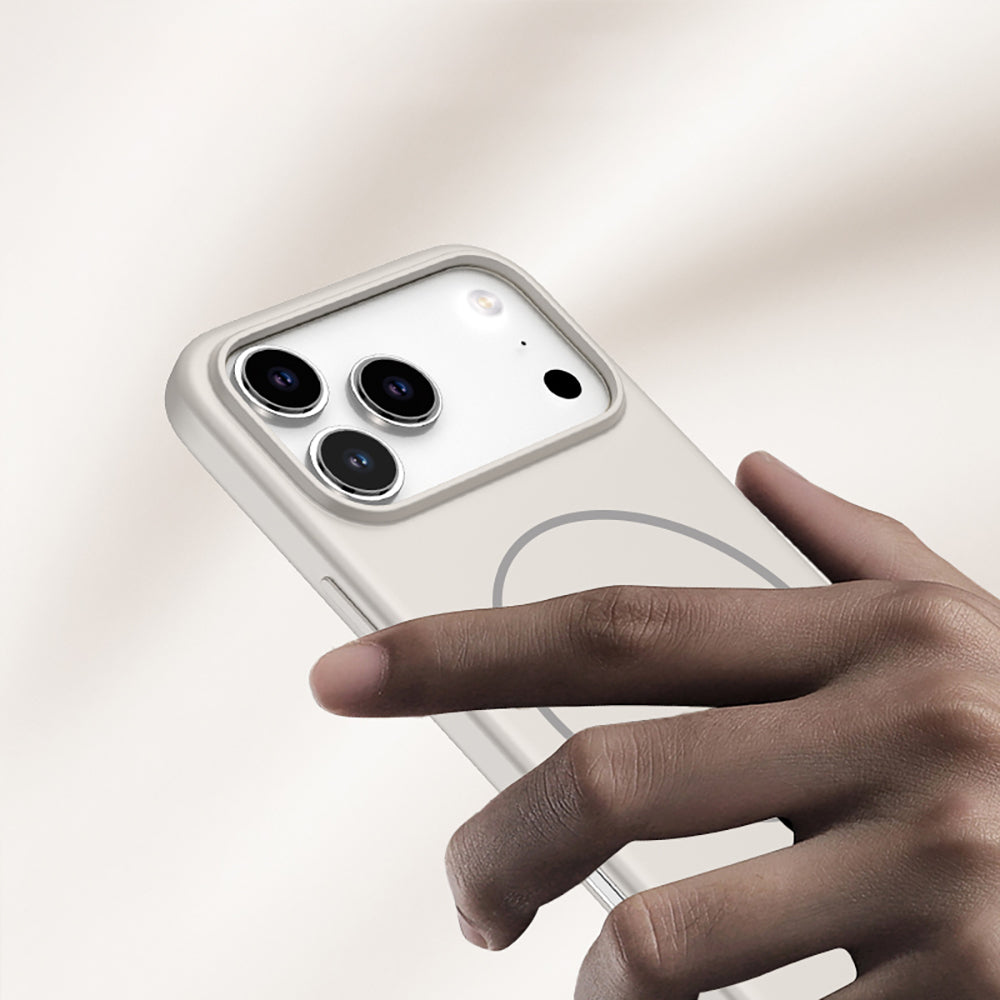 Apple iPhone 17 Pro Kılıf M-safe Şarj Özellikli Wlons Liza Kapak Siyah