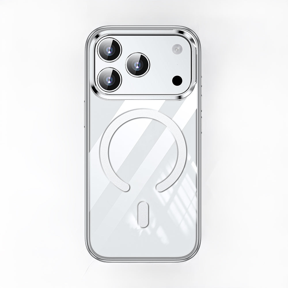 Apple iPhone 17 Pro Kılıf M-safe Şarj Özellikli Wlons Standlı Efsane Kapak Siyah