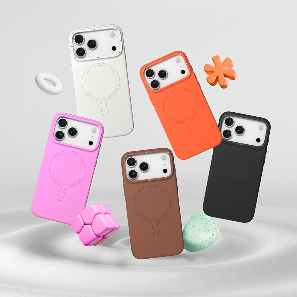 Apple iPhone 17 Pro Kılıf M-Safe Şarj Özellikli Youngkit Morandi Serisi Kapak Pembe