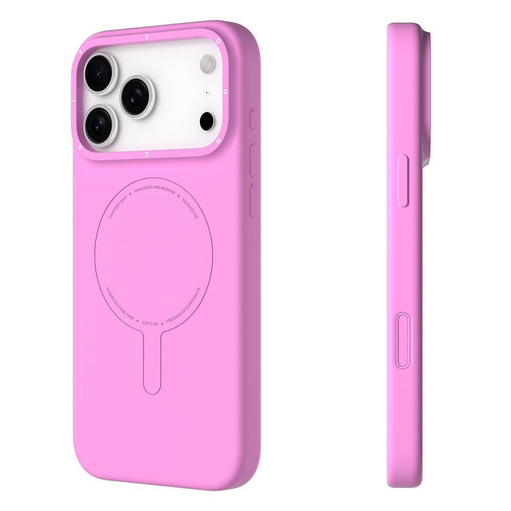 Apple iPhone 17 Pro Kılıf M-Safe Şarj Özellikli Youngkit Morandi Serisi Kapak Siyah