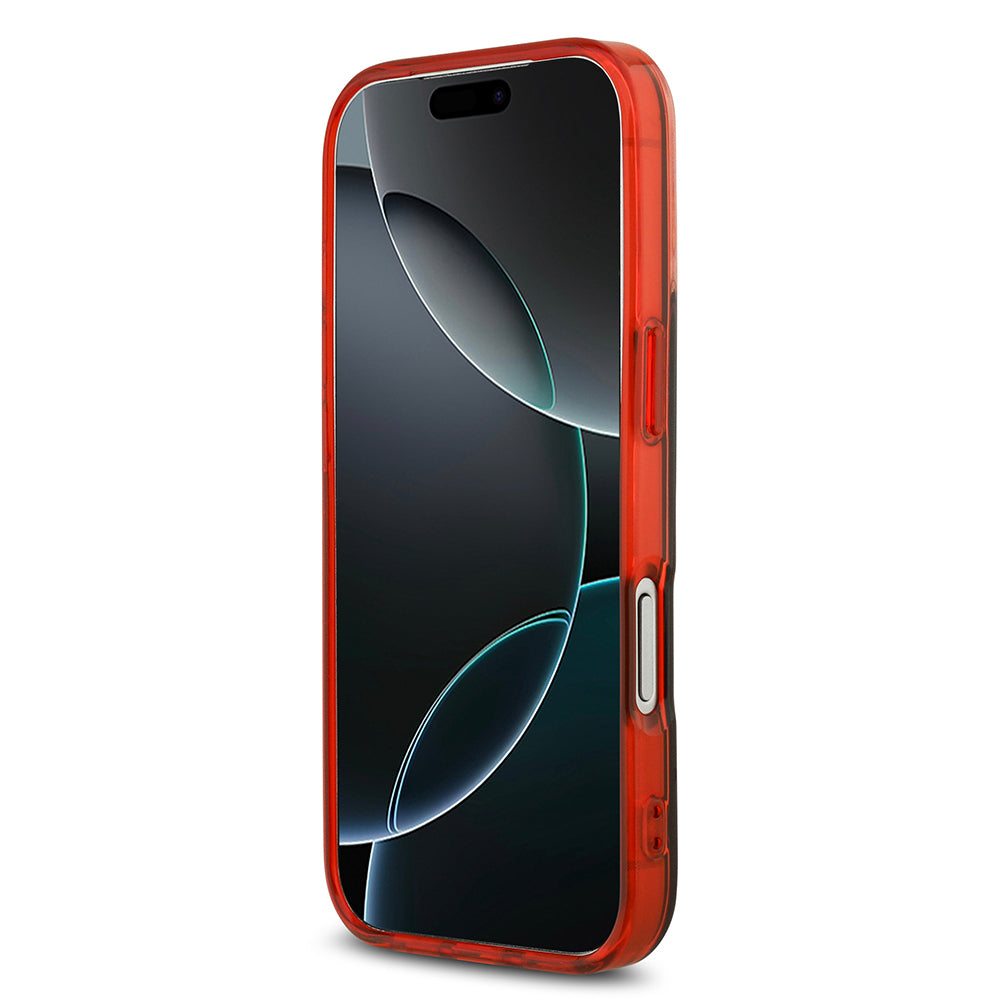 Apple iPhone 17 Pro Kılıf Redbull Orjinal Lisanslı M-safe Şarj Özellikli Çift Katmanlı Çizgi Desenli Sert PC MV Kapak Lacivert