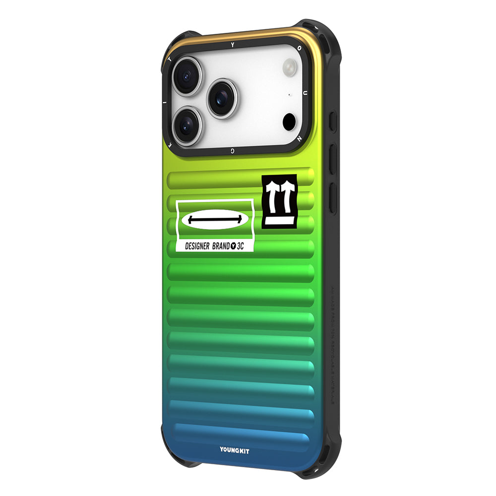 Apple iPhone 17 Pro Kılıf YoungKit The Secret Color Serisi Kapak Mavi