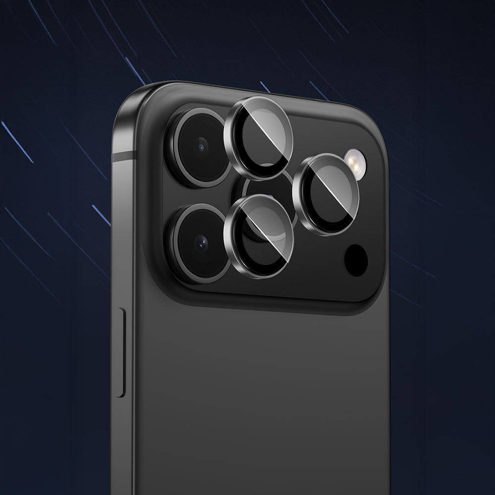 Apple iPhone 17 Pro Max Benks DR Safir Kamera Lens Koruyucu Gri