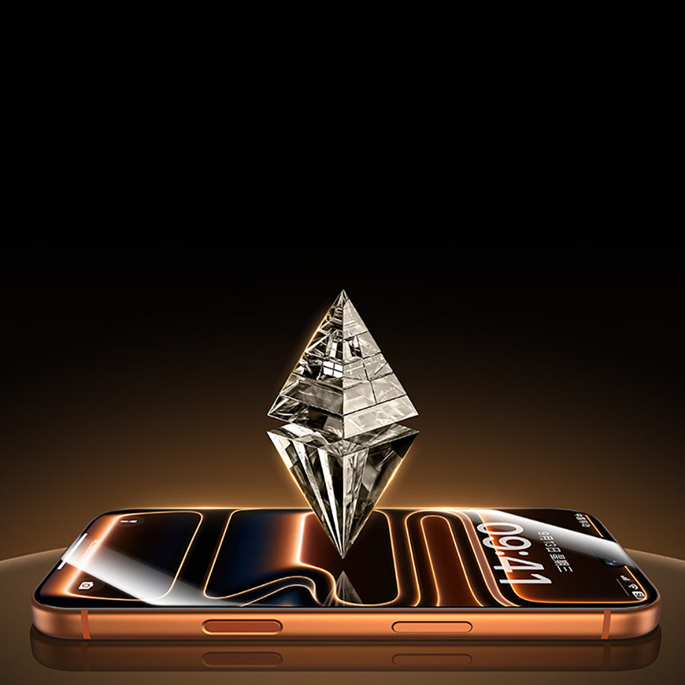 Apple iPhone 17 Pro Max Benks Glass Warrior 2.0 AR-EZFita Cam Ekran Koruyucu + Kolay Uygulama Aparatı Şeffaf