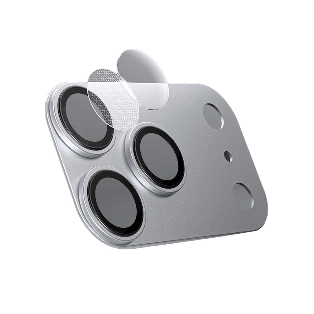 Apple iPhone 17 Pro Max Benks Glass Warrior Anti Reflective Metal Kamera Lens Koruyucu Beyaz