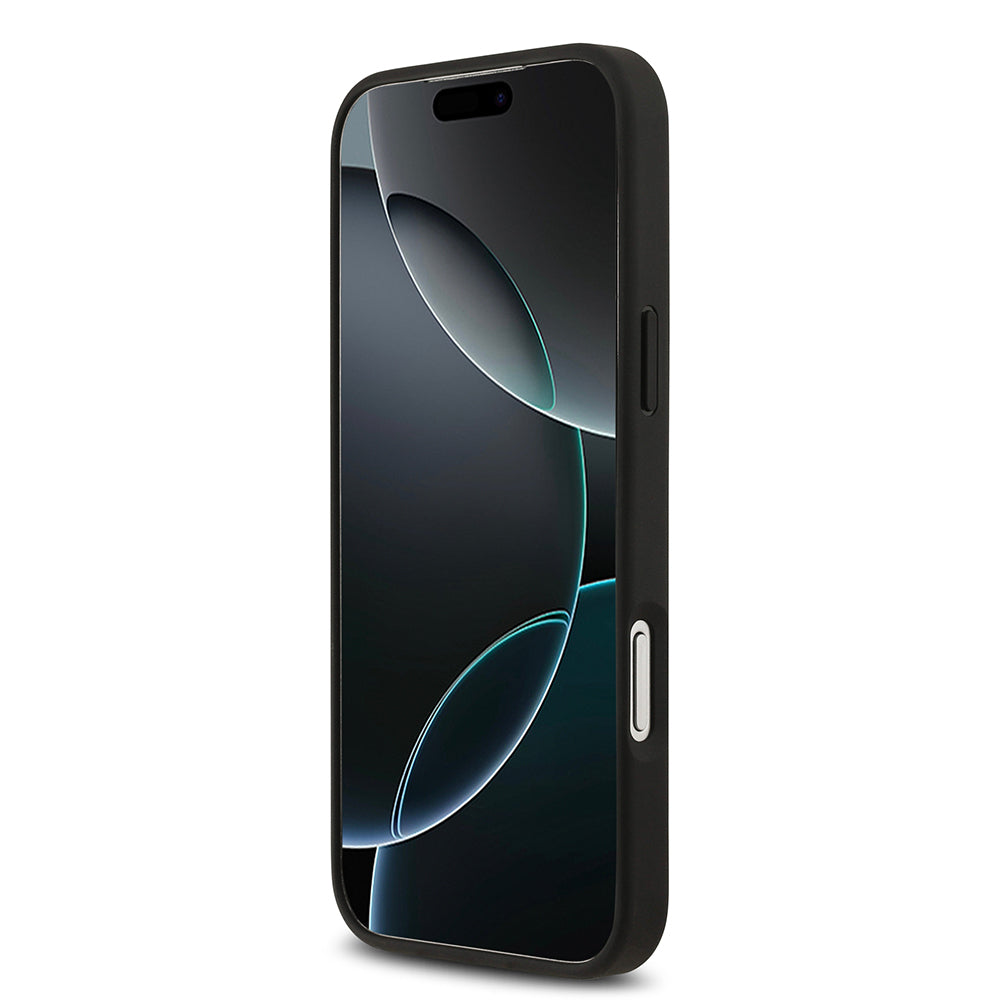 Apple iPhone 17 Pro Max Kılıf Aston Martin Orjinal Lisanslı M-safe Şarj Özellikli Karbon Fiber Kevlar Kapak Siyah