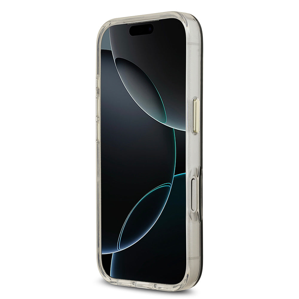 Apple iPhone 17 Pro Max Kılıf Guess Orjinal Lisanslı Metal Kamera Çerçeveli Simli Aynalı Kapak Gümüş