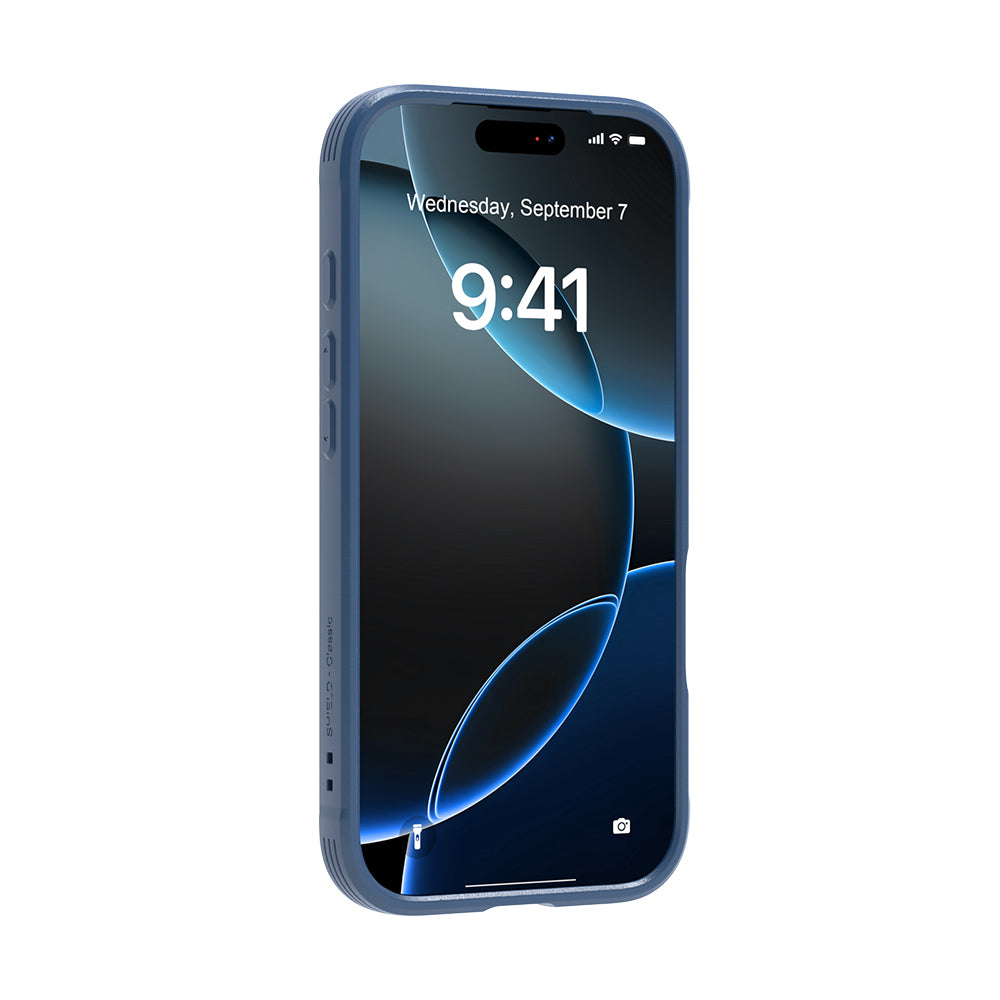 Apple iPhone 17 Pro Max Kılıf M-safe Şarj Özellikli Airbagli Raptic Shield Serisi Şeffaf Arka Yüzey Kapak Siyah