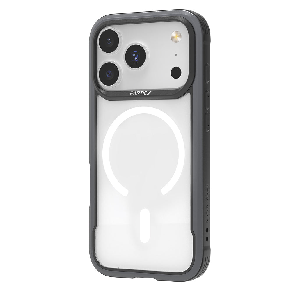 Apple iPhone 17 Pro Max Kılıf M-safe Şarj Özellikli Airbagli Raptic Shield Serisi Şeffaf Arka Yüzey Kapak Colorful