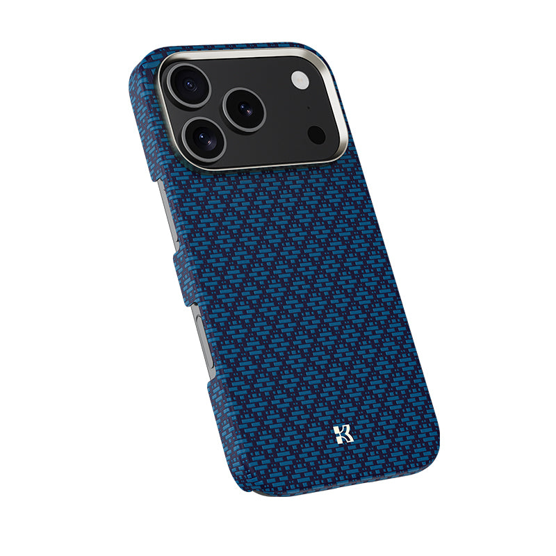 Apple iPhone 17 Pro Max Kılıf M-Safe Şarj Özellikli Benks ArmorAir ArmorGrid Serisi Kevlar Kapak Turuncu