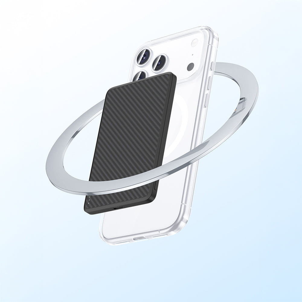 Apple iPhone 17 Pro Max Kılıf M-safe Şarj Özellikli Benks Crystal Serisi Şeffaf Kapak Şeffaf