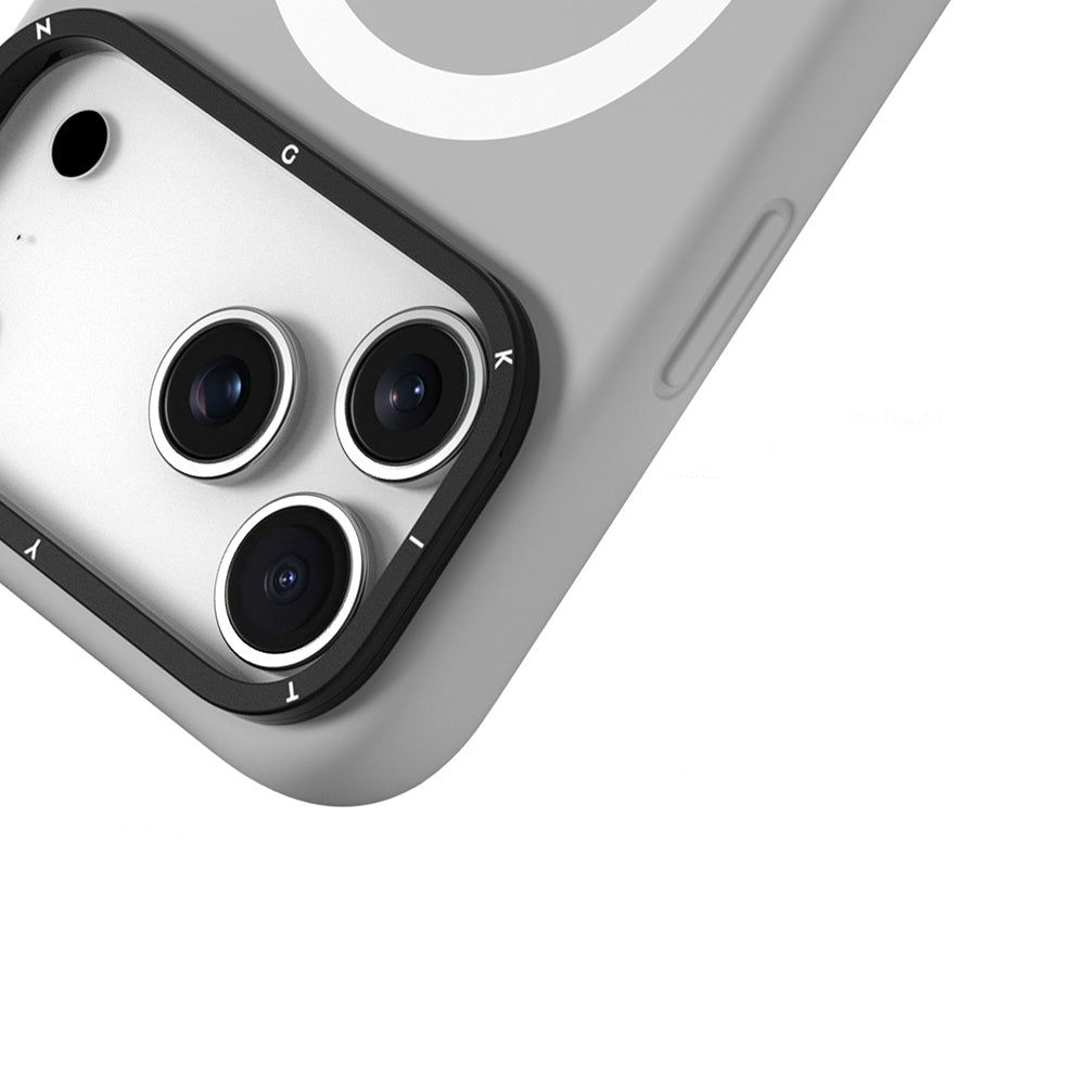 Apple iPhone 17 Pro Max Kılıf M-Safe Şarj Özellikli Kamera Standlı Youngkit Gel Cream Serisi Kapak Siyah