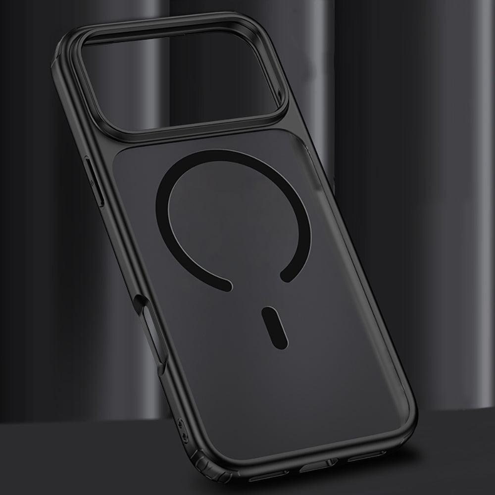 Apple iPhone 17 Pro Max Kılıf M-safe Şarj Özellikli Mat Arka Yüzey Wlons Lola Kapak Turuncu