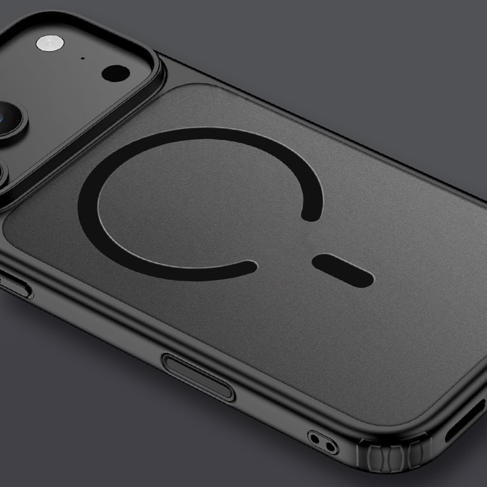 Apple iPhone 17 Pro Max Kılıf M-safe Şarj Özellikli Mat Arka Yüzey Wlons Lola Kapak Turuncu