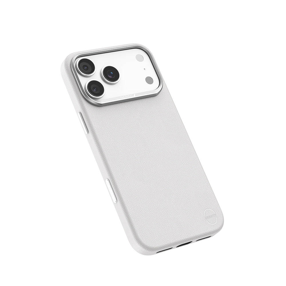 Apple iPhone 17 Pro Max Kılıf M-Safe Şarj Özellikli Polimerik Deri Raptic Urban Nano Kapak Turuncu