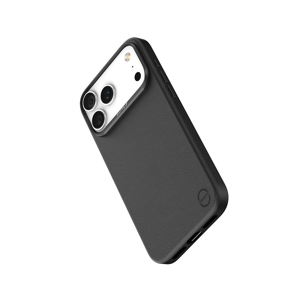 Apple iPhone 17 Pro Max Kılıf M-Safe Şarj Özellikli Polimerik Deri Raptic Urban Nano Kapak Beyaz