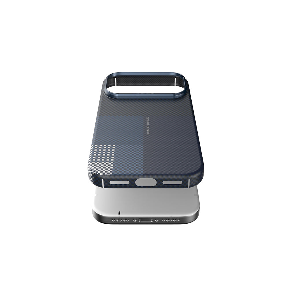 Apple iPhone 17 Pro Max Kılıf M-safe Şarj Özellikli Raptic Aramid Skin Transform Serisi Kapak Kahverengi