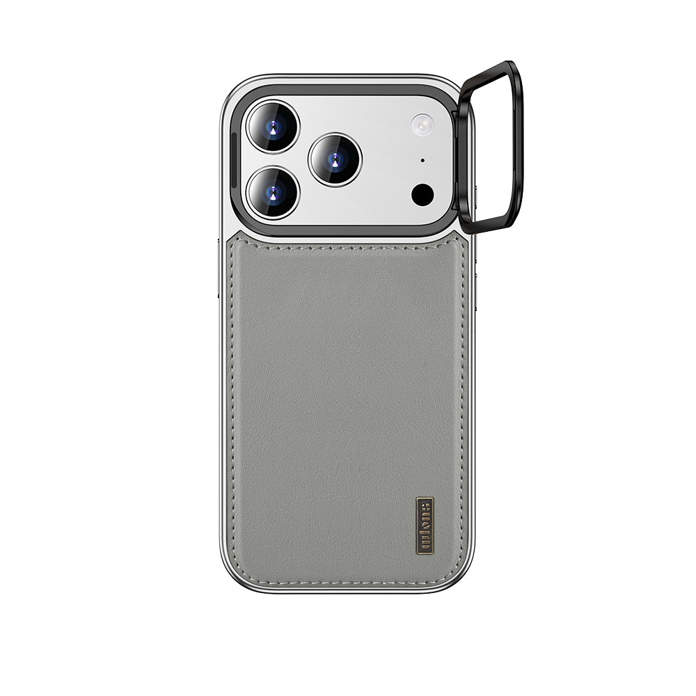 Apple iPhone 17 Pro Max Kılıf M-safe Şarj Özellikli Standlı Leto Kapak Gold