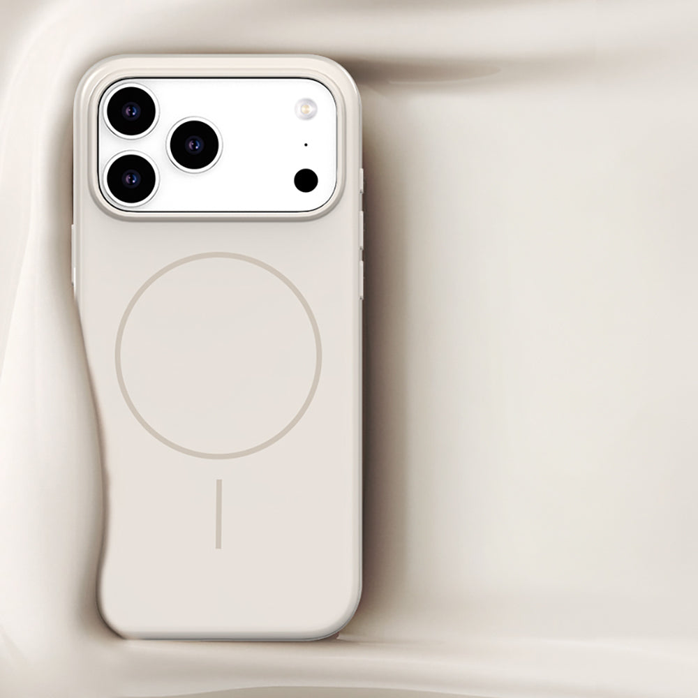 Apple iPhone 17 Pro Max Kılıf M-safe Şarj Özellikli Wlons Liza Kapak Koyu Yeşil