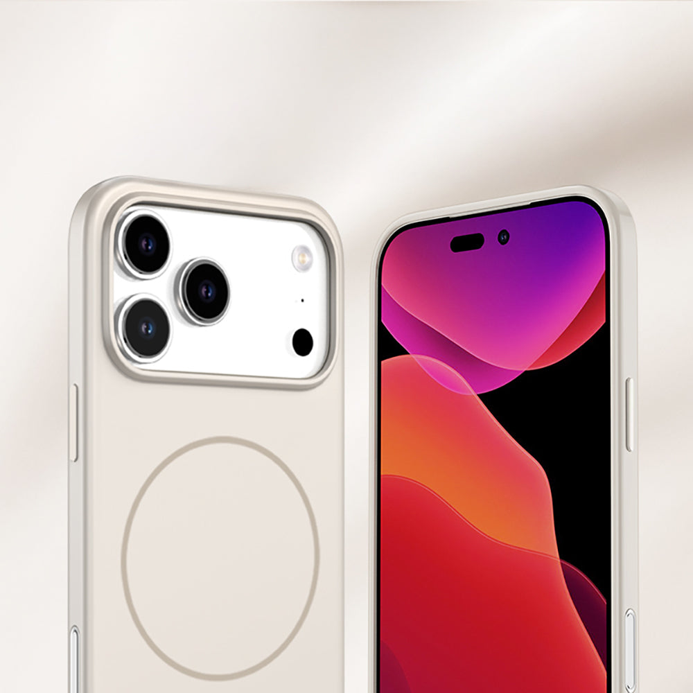 Apple iPhone 17 Pro Max Kılıf M-safe Şarj Özellikli Wlons Liza Kapak Siyah