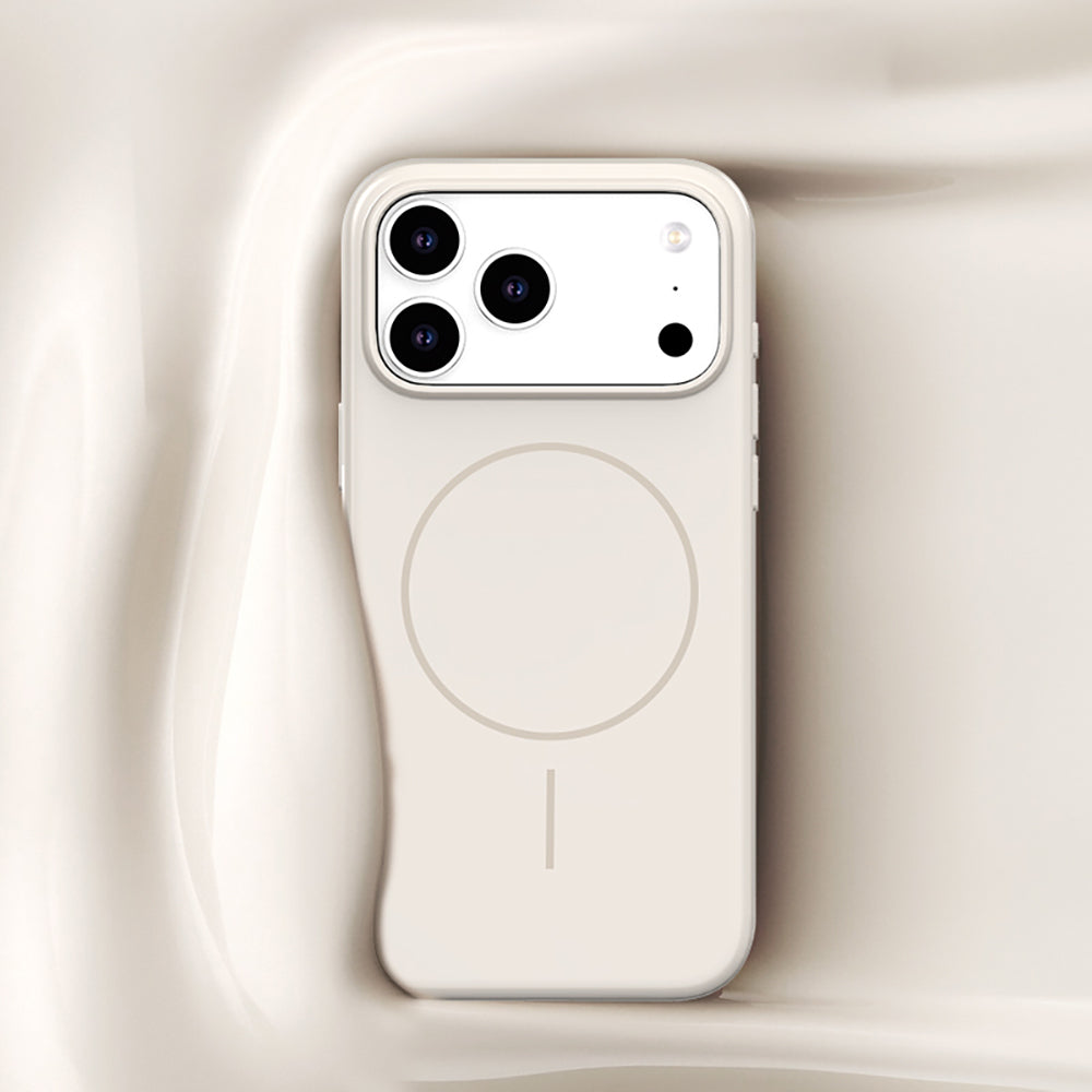 Apple iPhone 17 Pro Max Kılıf M-safe Şarj Özellikli Wlons Liza Kapak Koyu Yeşil