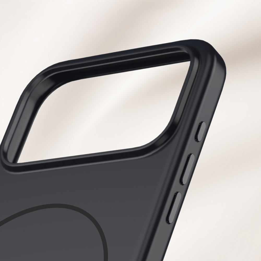 Apple iPhone 17 Pro Max Kılıf M-safe Şarj Özellikli Wlons Liza Kapak Siyah