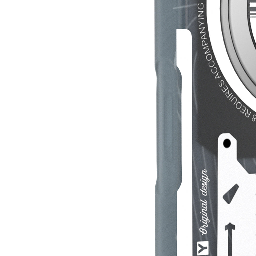 Apple iPhone 17 Pro Max Kılıf M-safe Şarj Özellikli Youngkit Starship Serisi Kapak Beyaz