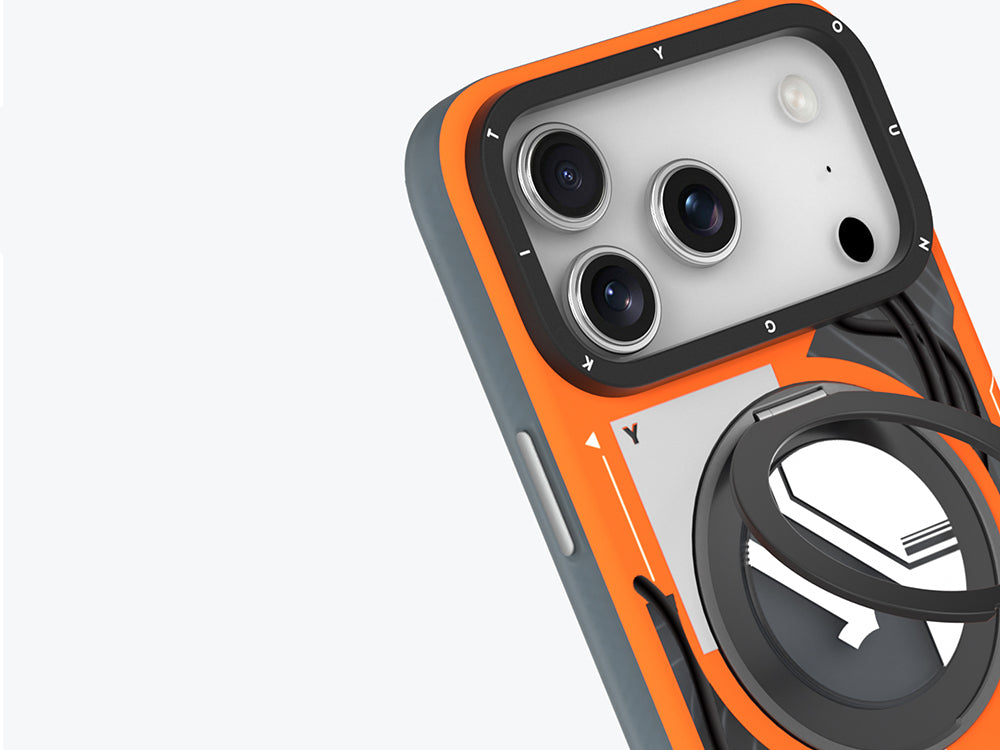 Apple iPhone 17 Pro Max Kılıf M-safe Şarj Özellikli Youngkit Starship Serisi Kapak Siyah